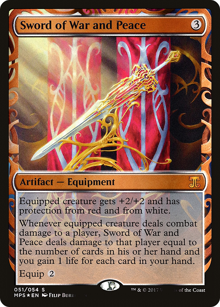Image of Sword of War and Peace (MPS-051) - Kaladesh Inventions Foil
