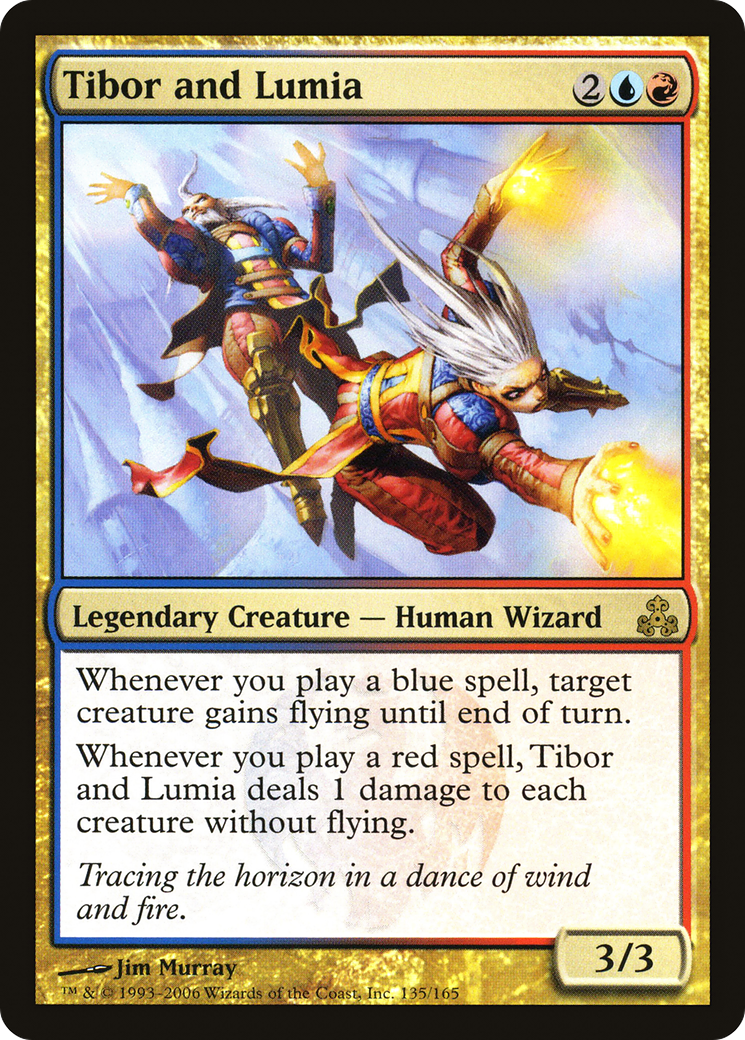 Image of Tibor and Lumia (GPT-135) - Guildpact Foil