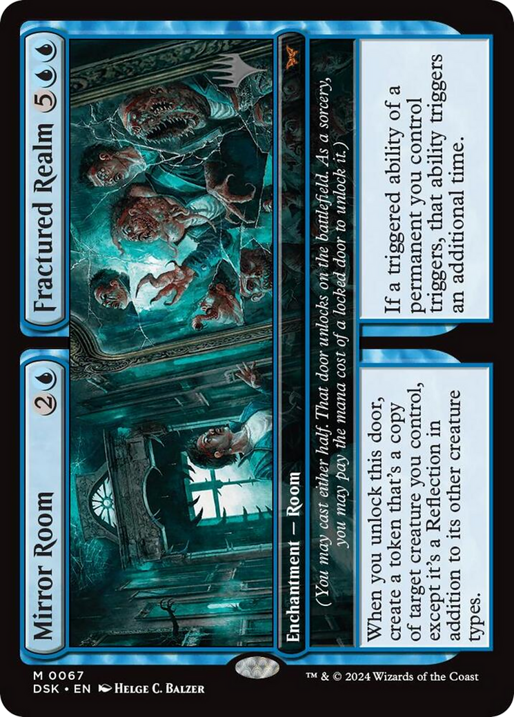 Image of Mirror Room // Fractured Realm (PPDSK-067) - Duskmourn: House of Horror Promos