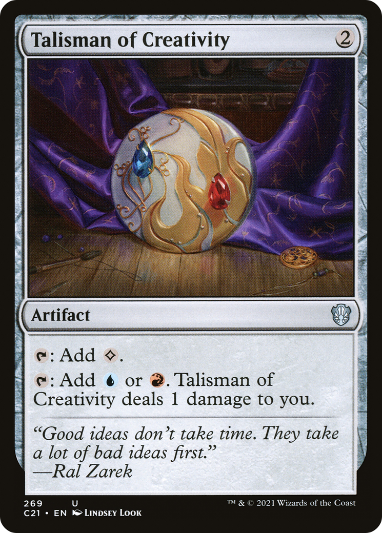 Image of Talisman of Creativity (C21-269) - Commander 2021
