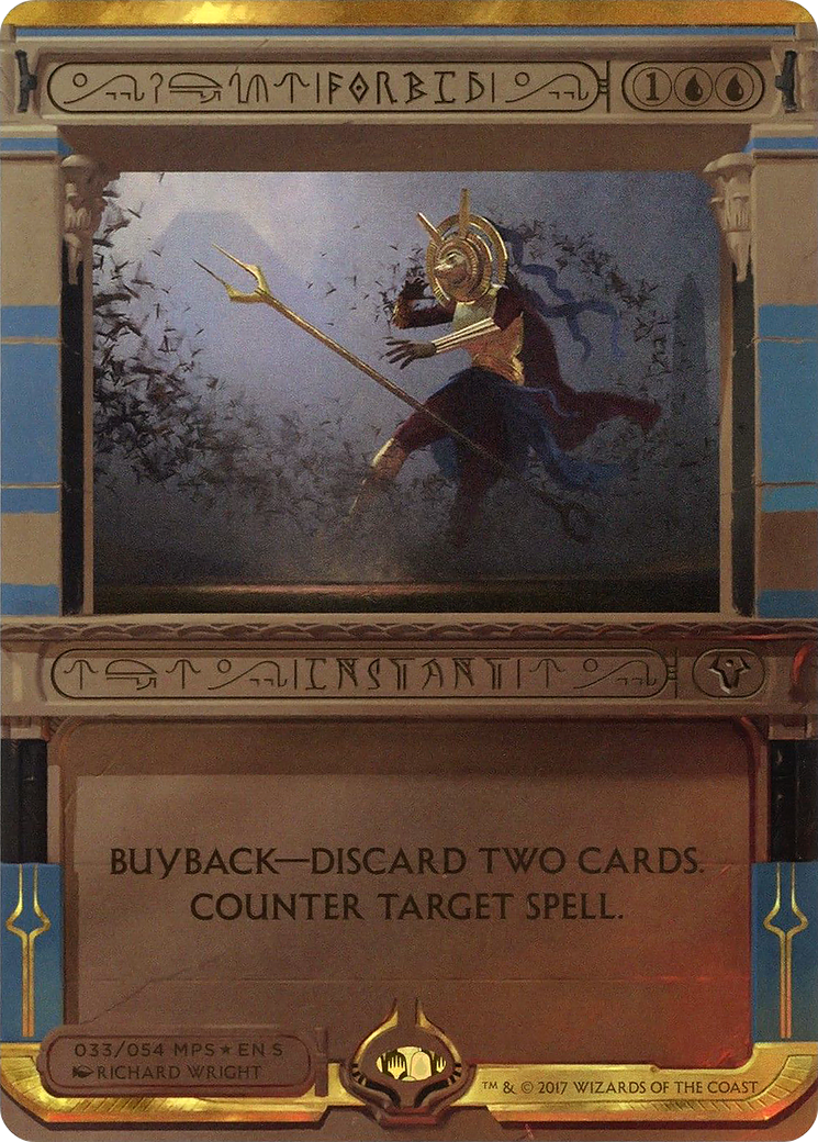 Image of Forbid (MPS2-033) - Amonkhet Invocations (Borderless) Foil