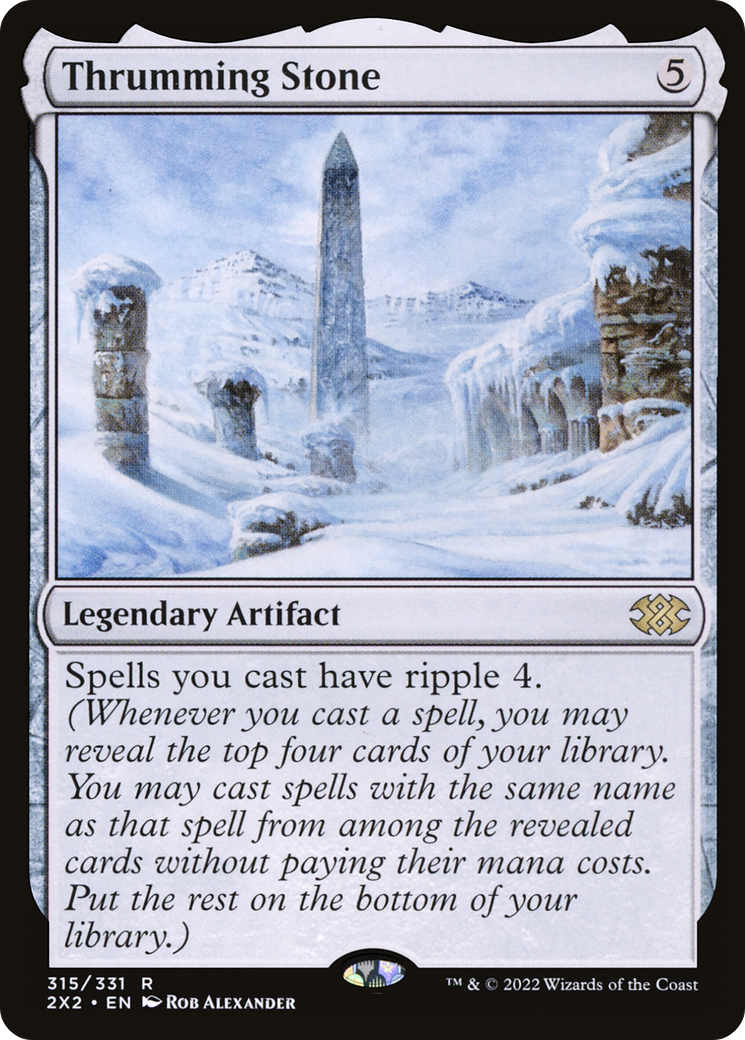 Image of Thrumming Stone (2X2-315) - Double Masters 2022