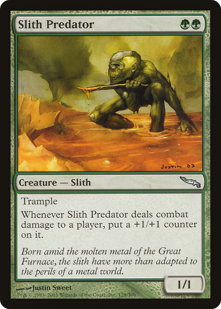 Image of Slith Predator (MRD-129) - Mirrodin Foil