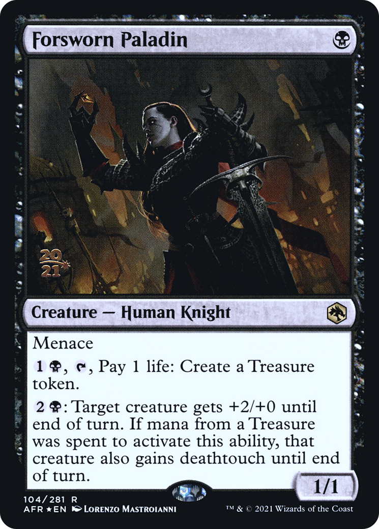 Image of Forsworn Paladin (PRE-104) - Adventures in the Forgotten Realms Promos Foil