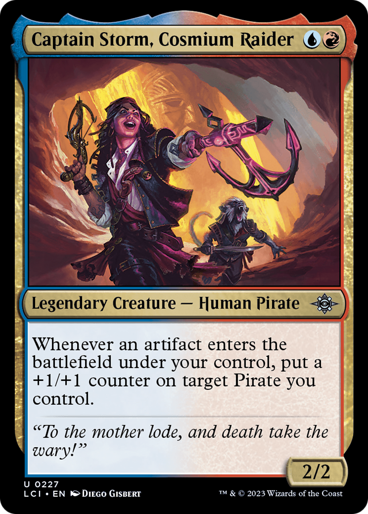 Image of Captain Storm, Cosmium Raider (LCI-227) - The Lost Caverns of Ixalan Foil