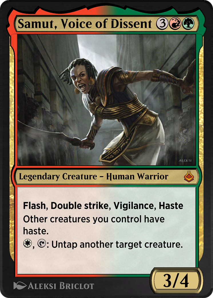Image of Samut, Voice of Dissent (AKR-258) - Amonkhet Remastered