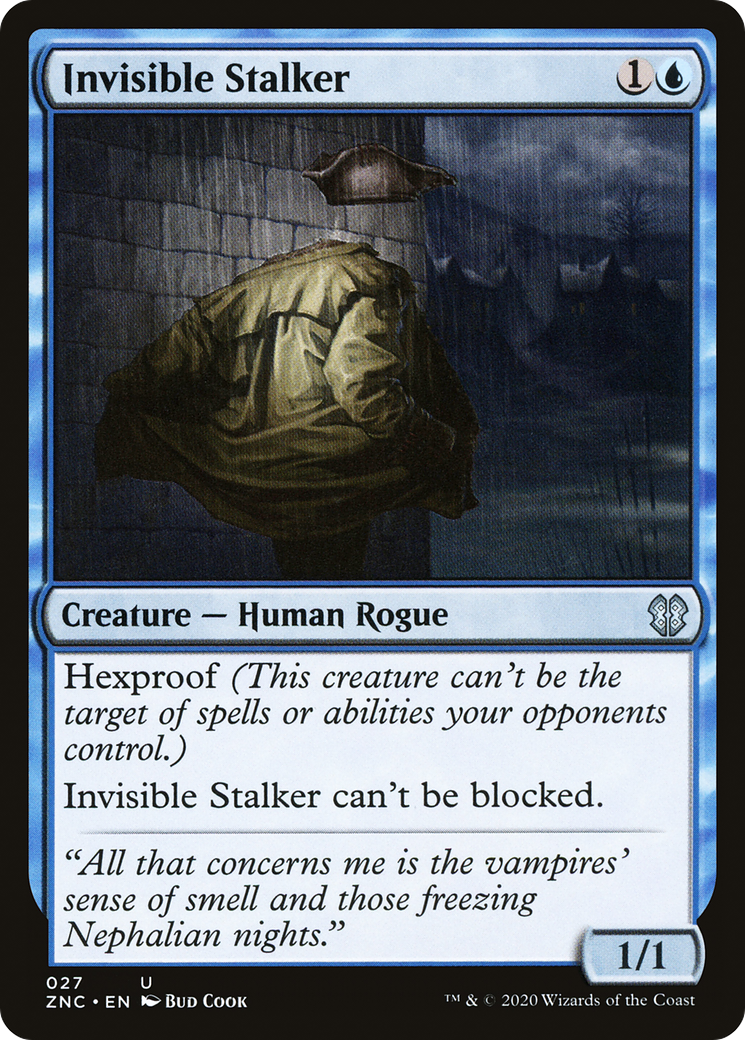 Image of Invisible Stalker (ZNC-027) - Zendikar Rising Commander