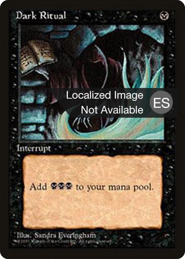Image of Dark Ritual (4BB-013) - Fourth Edition Foreign Black Border