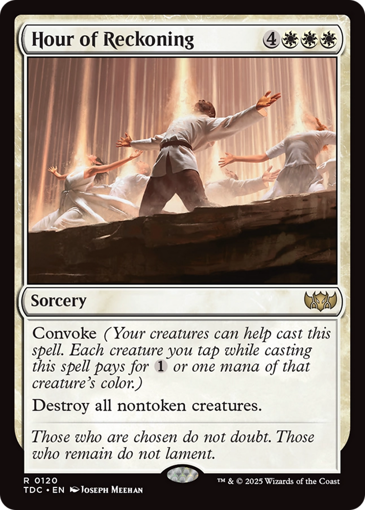 Image of Hour of Reckoning (TDC-120) - Commander: Tarkir: Dragonstorm
