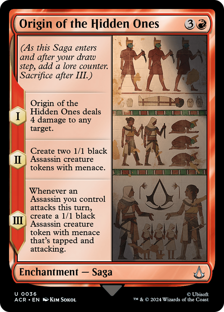 Image of Origin of the Hidden Ones (ACR-036) - Assassin's Creed