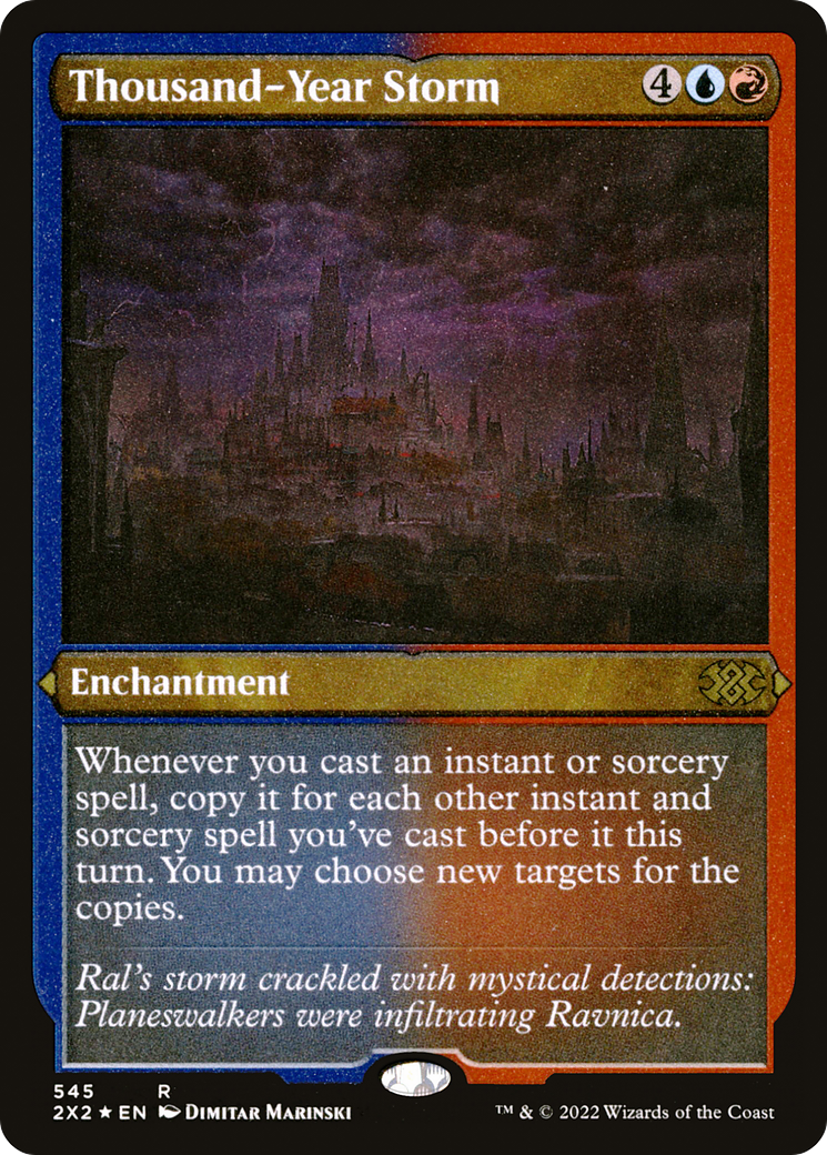 Image of Thousand-Year Storm (2X2-545) - Double Masters 2022 Foil