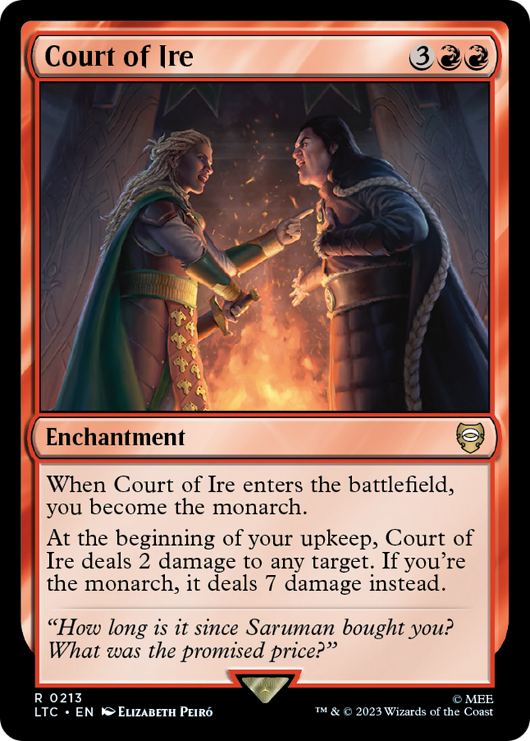 Image of Court of Ire (LTC-213) - Tales of Middle-earth Commander