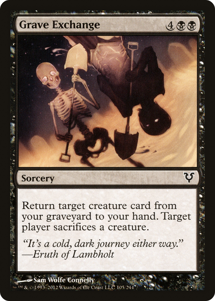 Image of Grave Exchange (AVR-105) - Avacyn Restored Foil