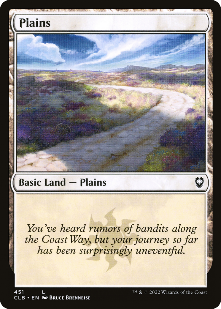 Image of Plains (451) (CLB-451) - Commander Legends: Battle for Baldur's Gate Foil