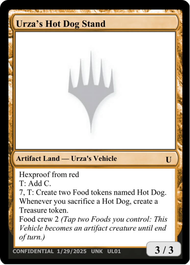 Image of Urza's Hot Dog Stand (UNK-UL01B) - Unknown Event