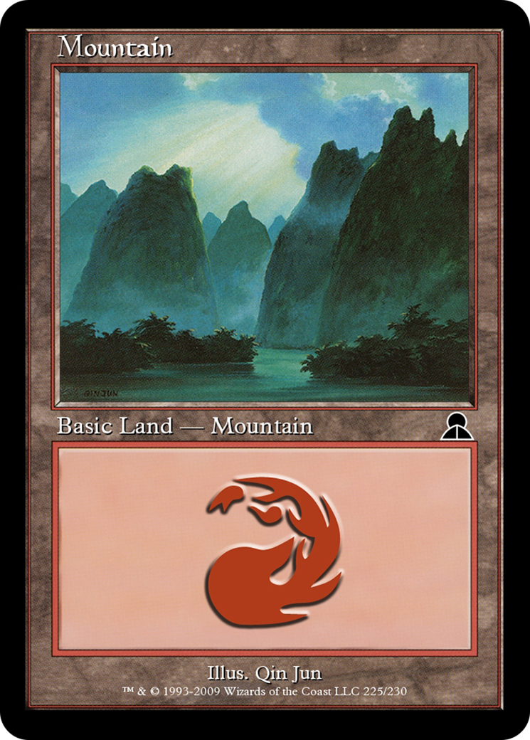 Image of Mountain (ME3-225) - Masters Edition III Foil