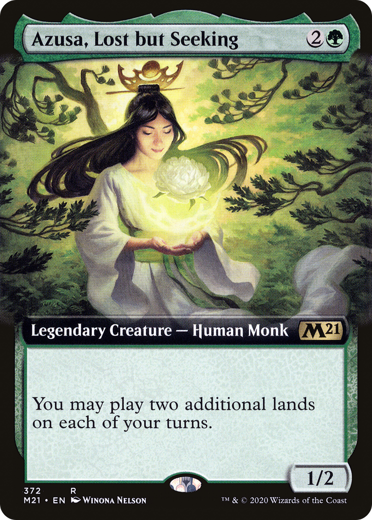 Image of Azusa, Lost but Seeking (Extended Art) (M21-372) - Core Set 2021: (Extended Art) Foil