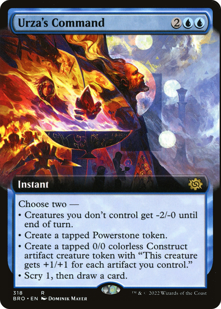 Image of Urza's Command (Extended Art) (BRO-318) - The Brothers' War: (Extended Art)