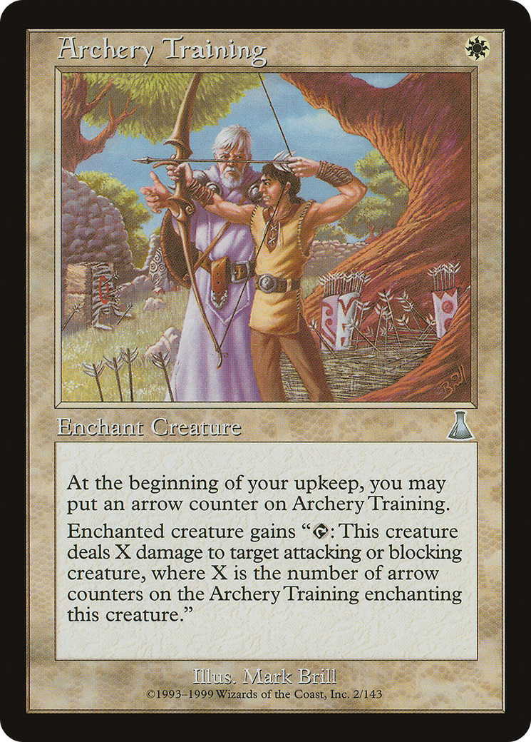 Image of Archery Training (UDS-002) - Urza's Destiny