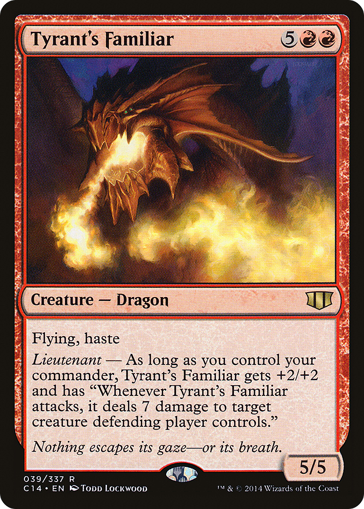 Image of Tyrant's Familiar (C14-039) - Commander 2014