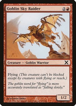 Image of Goblin Sky Raider (10E-210) - 10th Edition