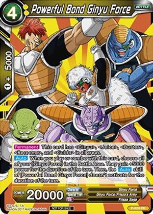 Image of Powerful Bond Ginyu Force (P-024) - Promotion Cards