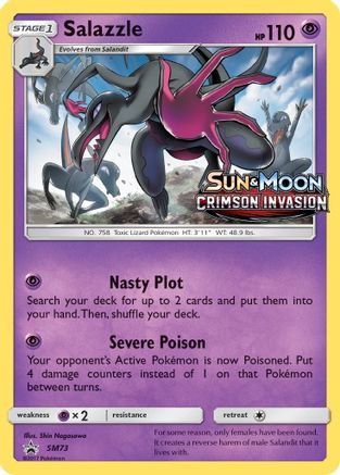 Image of Salazzle - SM73 (Prerelease)  - Holofoil SM Promos - Promo