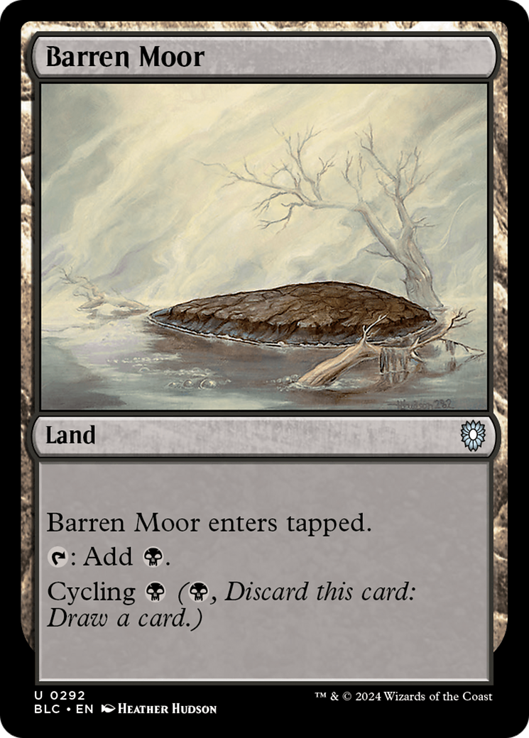 Image of Barren Moor (BLC-292) - Bloomburrow Commander