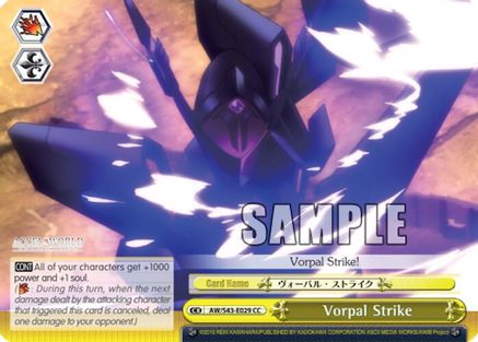 Image of Vorpal Strike (AW/S43-E029 CC) - Accel World -Infinite Burst-
