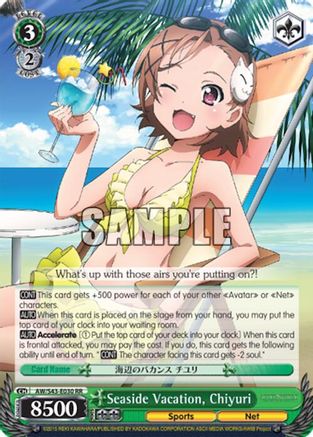 Image of Seaside Vacation, Chiyuri (AW/S43-E030 RR) - Accel World -Infinite Burst-