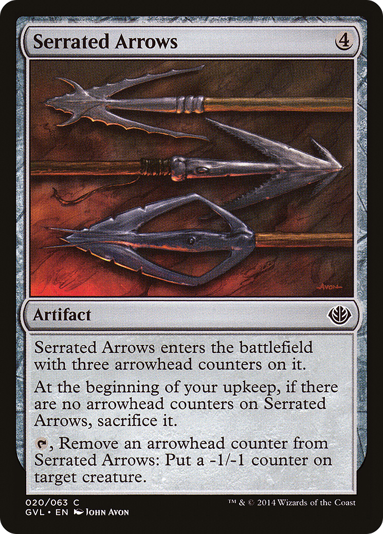 Image of Serrated Arrows (DD3-) - Duel Decks Anthology: Garruk vs. Liliana