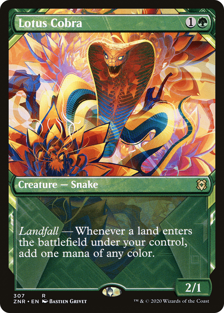 Image of Lotus Cobra (Showcase) (ZNR-307) - Zendikar Rising: (Showcase)