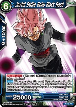 Image of Joyful Strike Goku Black Rose (Foil Version) (P-015) - Promotion Cards