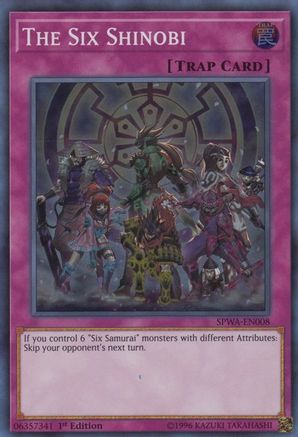 Image of The Six Shinobi (SPWA-EN008) - Spirit Warriors 1st Edition