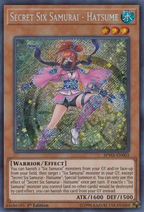 Image of Secret Six Samurai - Hatsume (SPWA-EN003) - Spirit Warriors 1st Edition