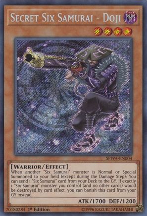 Image of Secret Six Samurai - Doji (SPWA-EN004) - Spirit Warriors 1st Edition