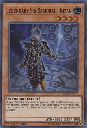 Image of Legendary Six Samurai - Kizan (SPWA-EN010) - Spirit Warriors 1st Edition