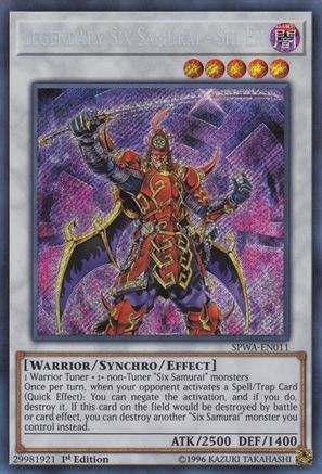 Image of Legendary Six Samurai - Shi En (SPWA-EN011) - Spirit Warriors 1st Edition