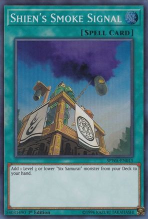Image of Shien's Smoke Signal (SPWA-EN015) - Spirit Warriors 1st Edition