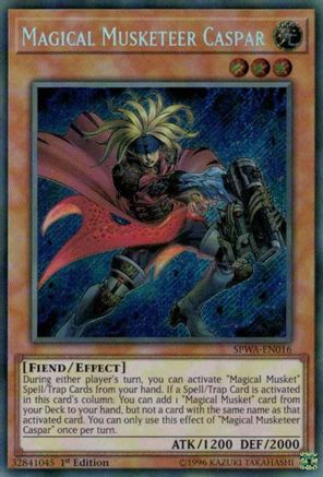 Image of Magical Musketeer Caspar (SPWA-EN016) - Spirit Warriors 1st Edition