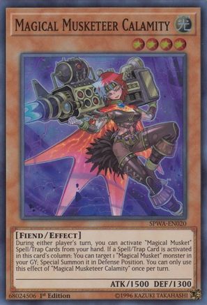 Image of Magical Musketeer Calamity (SPWA-EN020) - Spirit Warriors 1st Edition