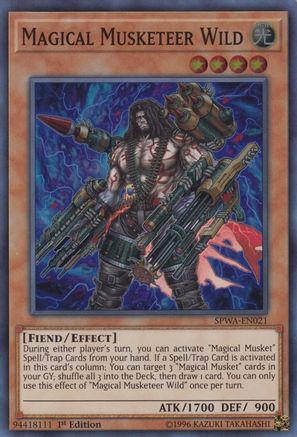 Image of Magical Musketeer Wild (SPWA-EN021) - Spirit Warriors 1st Edition