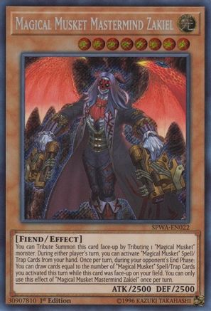 Image of Magical Musket Mastermind Zakiel (SPWA-EN022) - Spirit Warriors 1st Edition