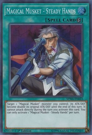 Image of Magical Musket - Steady Hands (SPWA-EN023) - Spirit Warriors 1st Edition