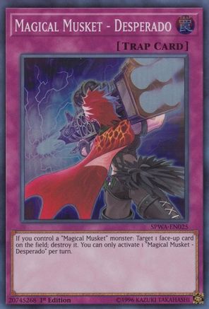 Image of Magical Musket - Desperado (SPWA-EN025) - Spirit Warriors 1st Edition