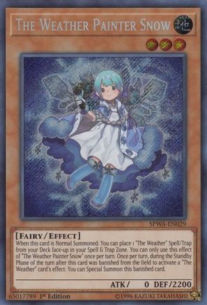 Image of The Weather Painter Snow (SPWA-EN029) - Spirit Warriors 1st Edition