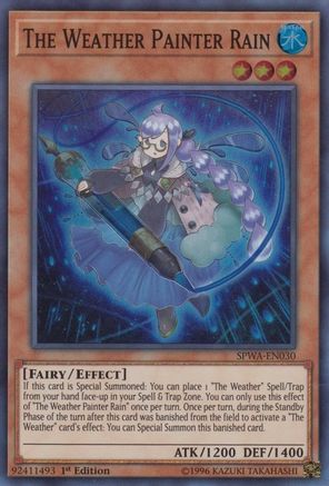 Image of The Weather Painter Rain (SPWA-EN030) - Spirit Warriors 1st Edition