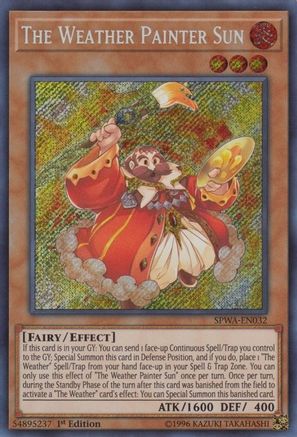 Image of The Weather Painter Sun (SPWA-EN032) - Spirit Warriors 1st Edition