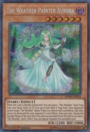 Image of The Weather Painter Aurora (SPWA-EN034) - Spirit Warriors 1st Edition