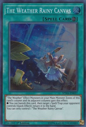 Image of The Weather Rainy Canvas (SPWA-EN037) - Spirit Warriors 1st Edition